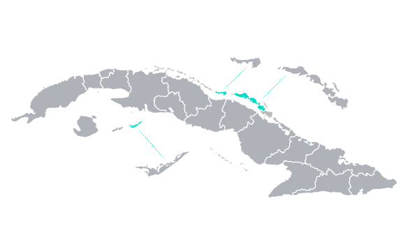 Mapa de Cuba