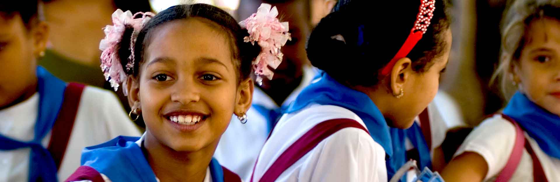 Niños cubanos en edad escolar CubaTravel